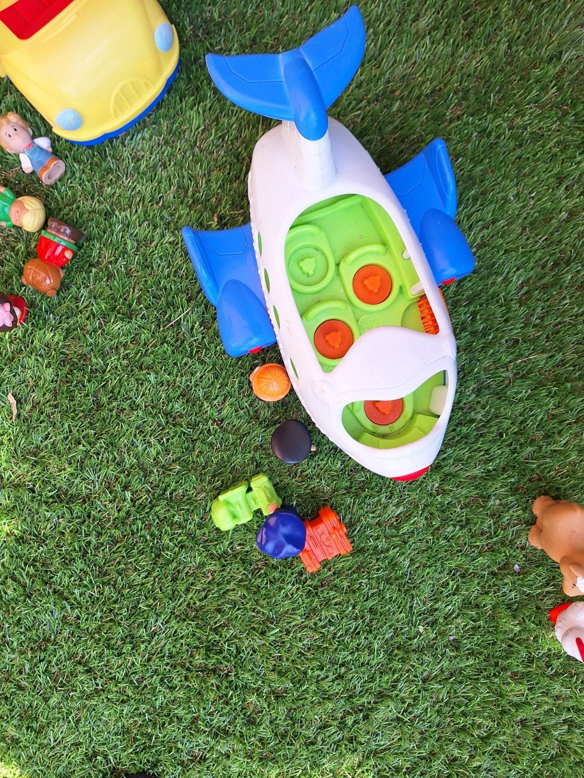 Fisher Price vliegruig, Ophalen, Zo goed als nieuw, Duplo