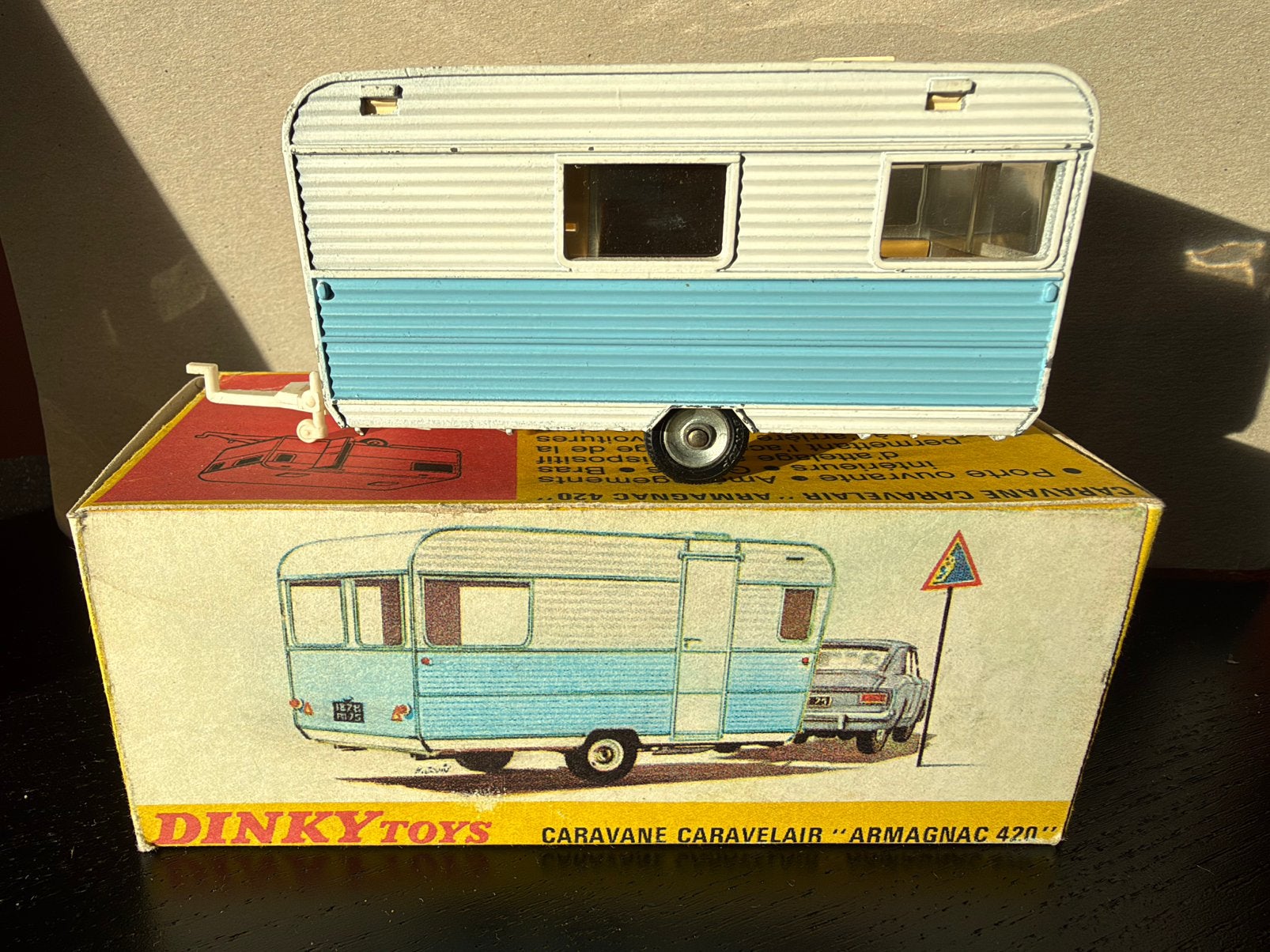 Caravan  Caravelair Dinky France, Verzenden, Zo goed als nieuw, Dinky Toys
