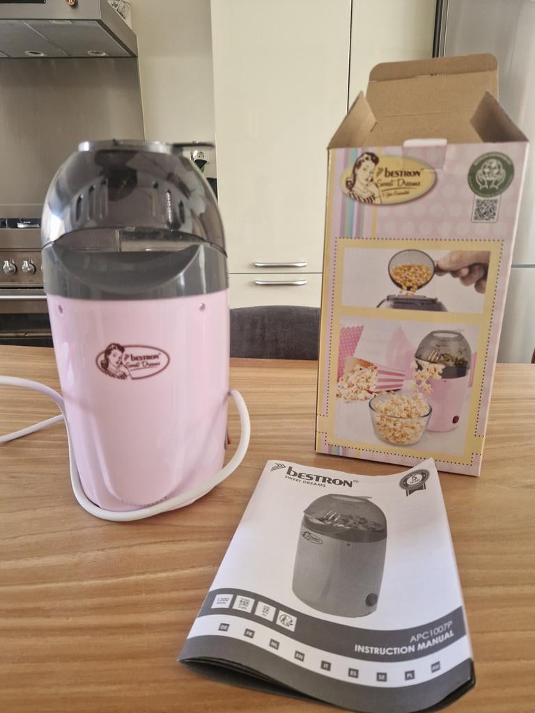 Bestron Sweet Dreams popcornmaker, Ophalen of Verzenden, Zo goed als nieuw, 25 tot 50 cm, Minder dan 100 cm