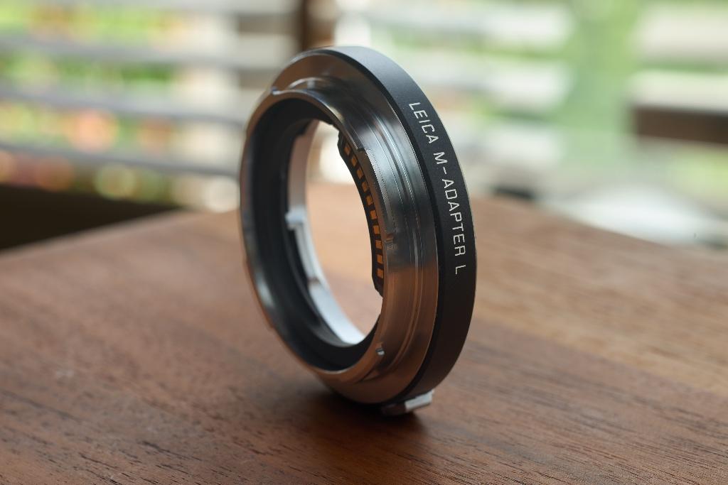 Leica SL M adapter, Ophalen of Verzenden, Zo goed als nieuw, Toebehoren