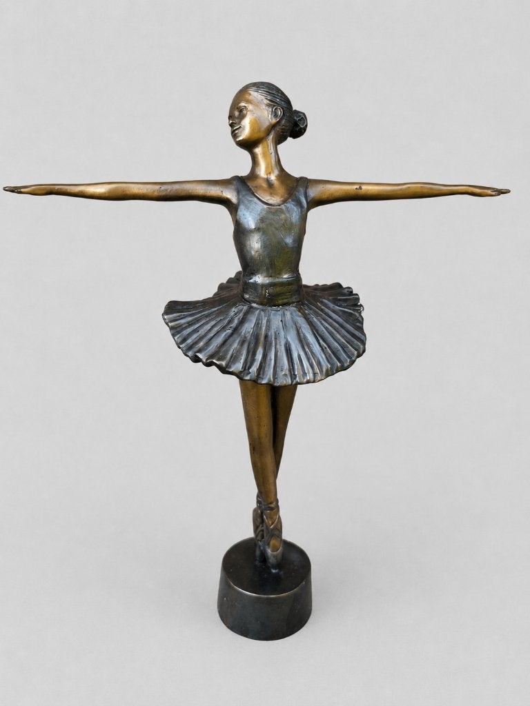 BALLERINA / BRONZEN BEELD, Ophalen of Verzenden, Brons, Beeld