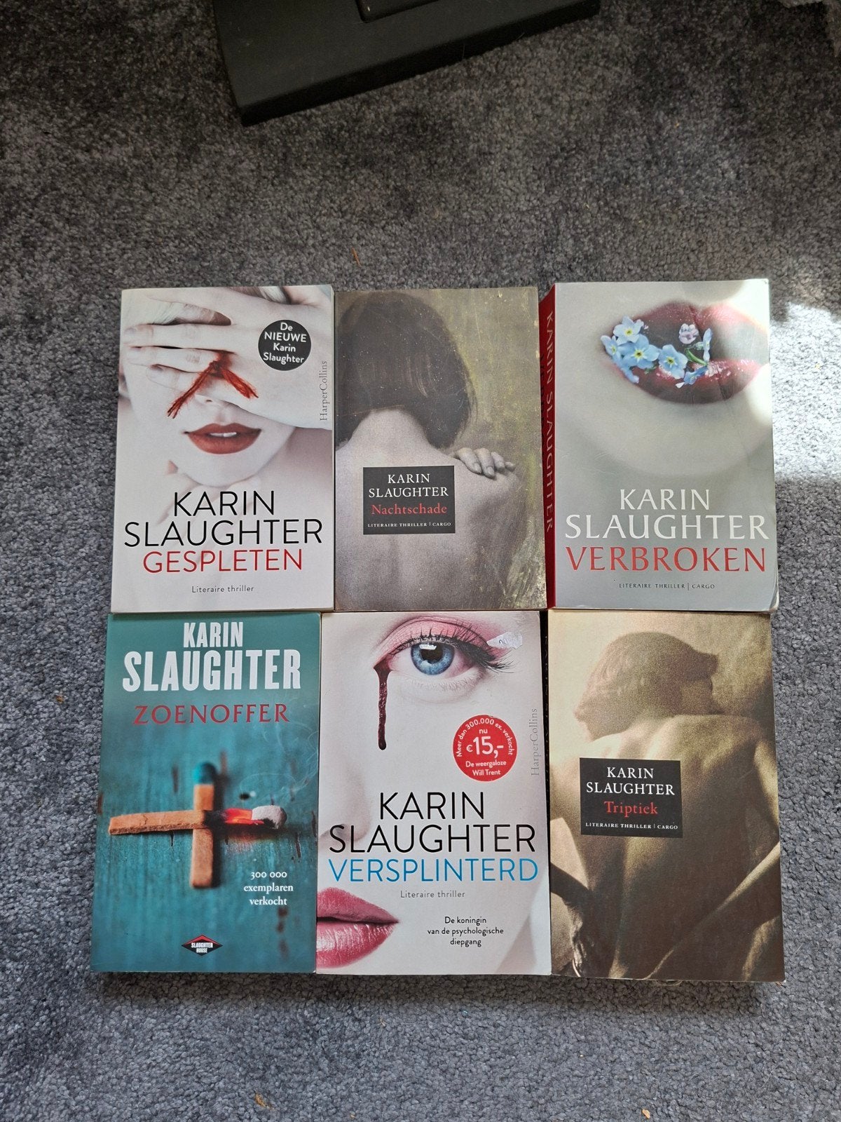 6 boeken karin slaughter, Ophalen of Verzenden, Gelezen