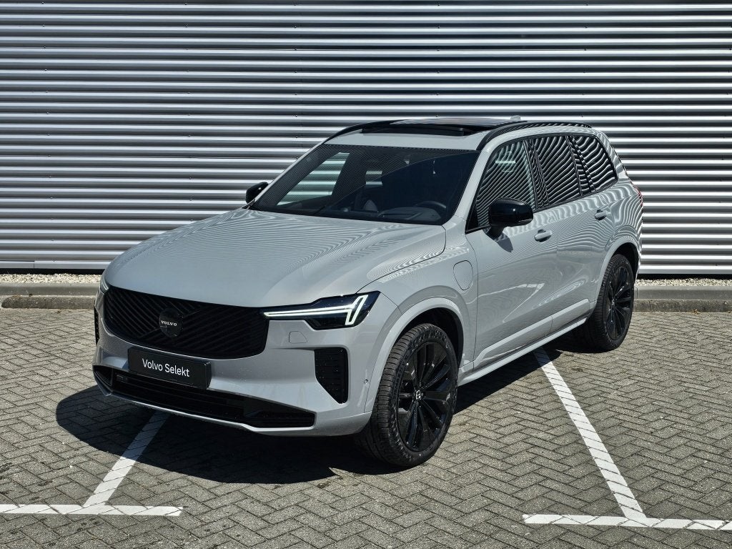 Volvo XC90 T8 AWD Ultra Black Edition | Luchtvering | Massag, Auto's, Volvo, 12 maanden, Gebruikt, 4 cilinders, 7 stoelen