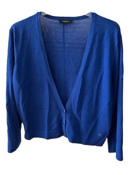 Claudia Strater vest kobalt blauw maat 44 kort zomers vestje, Maat 42/44 (L), Zo goed als nieuw, Claudia Strater, Verzenden