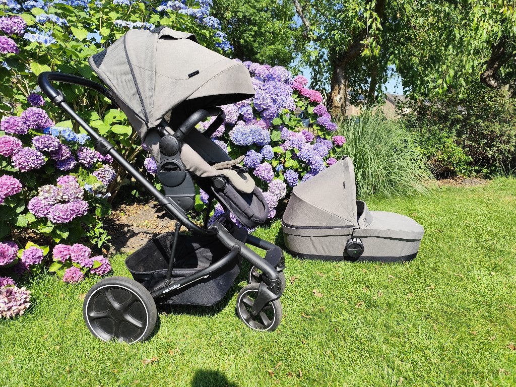 Easywalker Harvey 3 Complete 3-in-1– Sage Green, Kinderen en Baby's, Gebruikt, Combiwagen, Met reiswieg, Ophalen