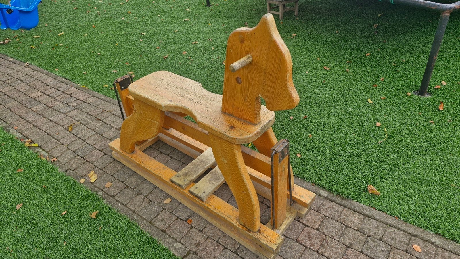 houten hobbelpaard, Kinderen en Baby's, Ophalen, Gebruikt
