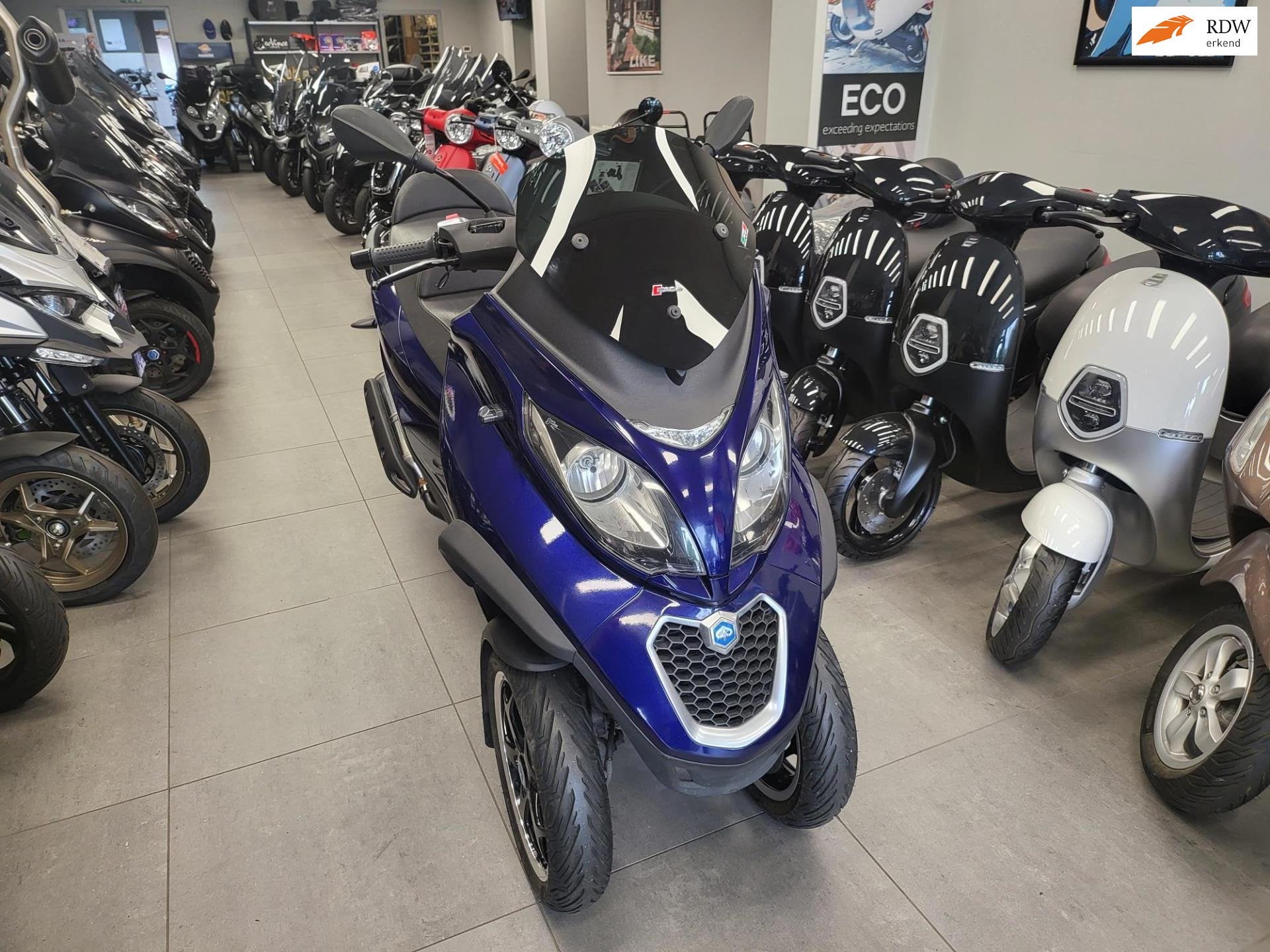 Piaggio MP3 500 ABS SPORT E4 2017 RIJKLAAR GARANTIE, Bedrijf, Gebruikt, Scooter