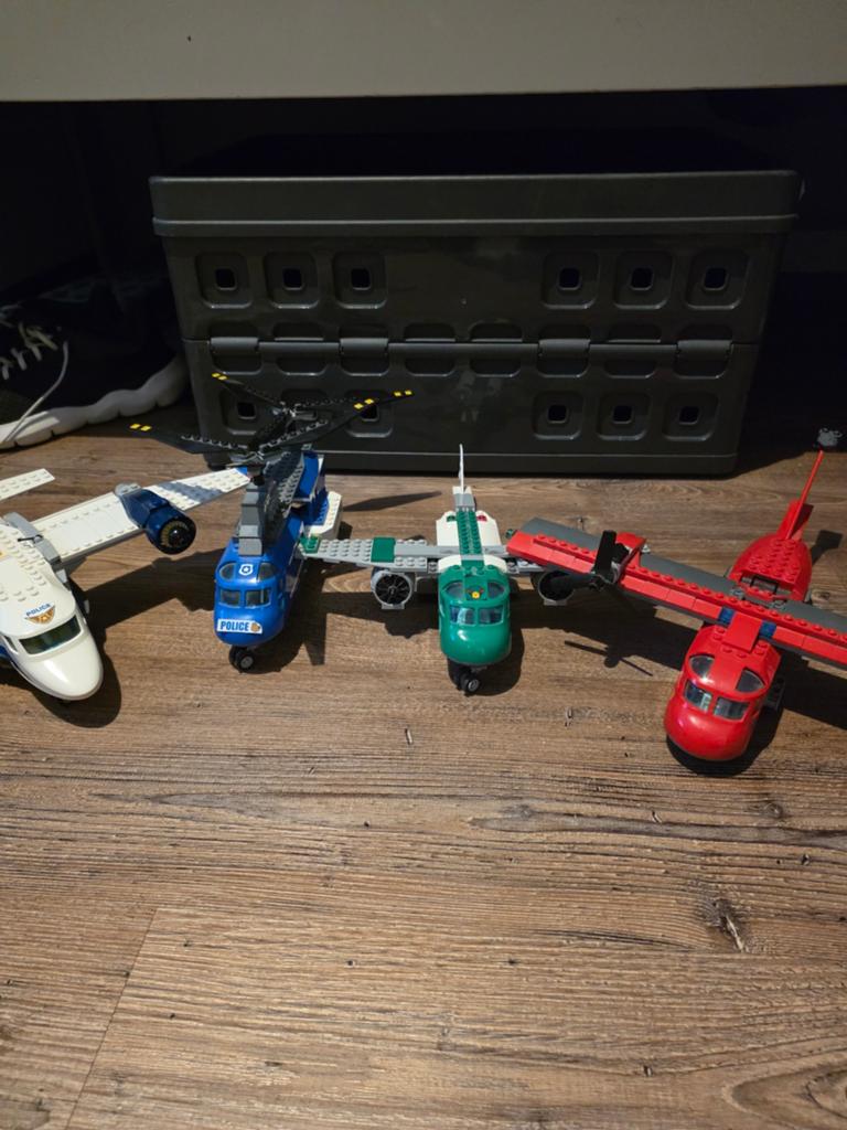 Lego City Vliegtuigen en Helikopter Collectie, Ophalen, Lego, Accessoire, Meerdere sets