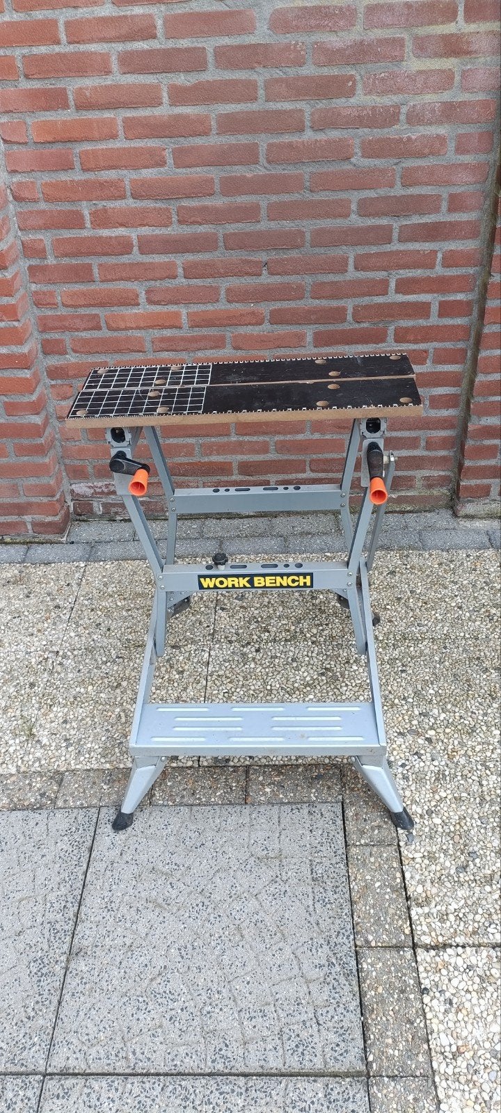 Work Bench werkbank - inklapbaar en met bankschroef, Ophalen, Gebruikt, 70 tot 120 cm, Bankschroef