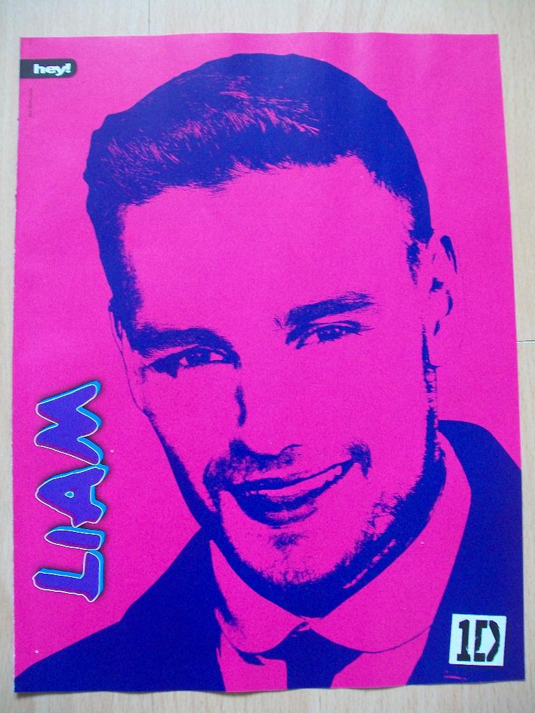 Poster van Liam Payne - One Direction - 1D uit Duits t. Hey!, Verzamelen, Ophalen of Verzenden, Nieuw, A4 of kleiner, Muziek