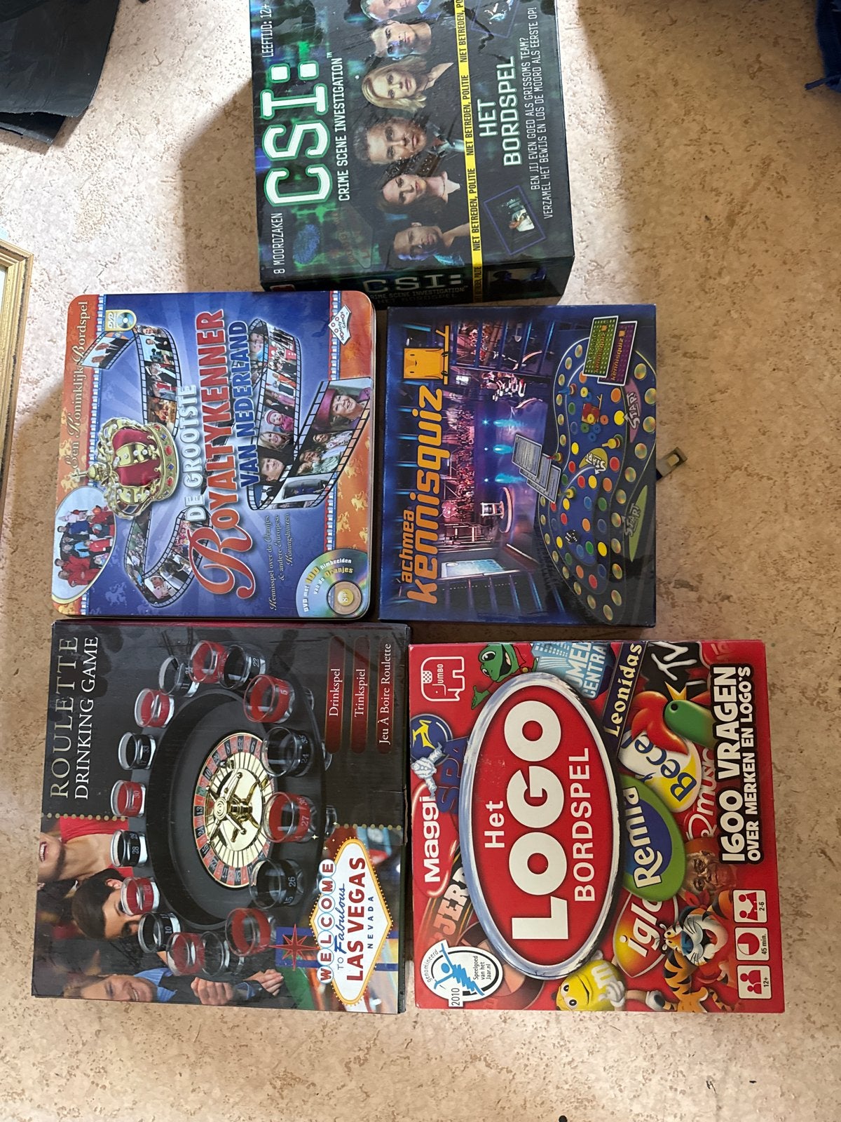Diverse ongebruikte bordspellen - Zo goed als nieuw, Drie of vier spelers, Ophalen of Verzenden, Zo goed als nieuw