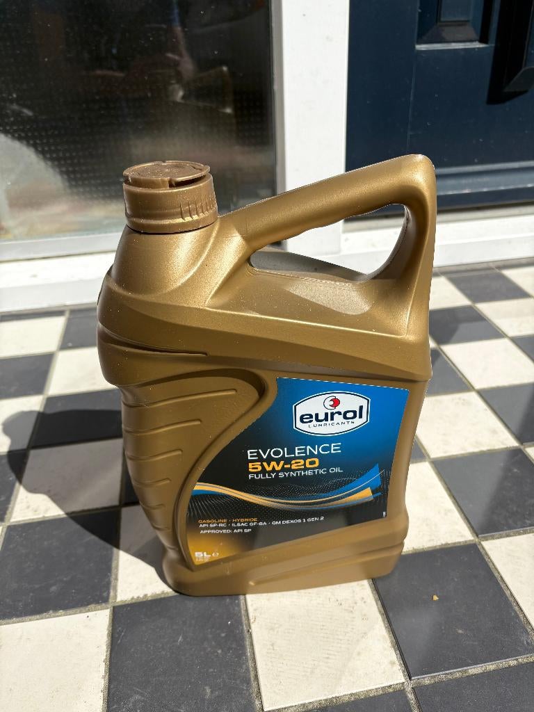 5 Liter olie Eurol Evolence 5W/20 (nieuw en ongeopend), Auto diversen, Onderhoudsmiddelen, Ophalen of Verzenden
