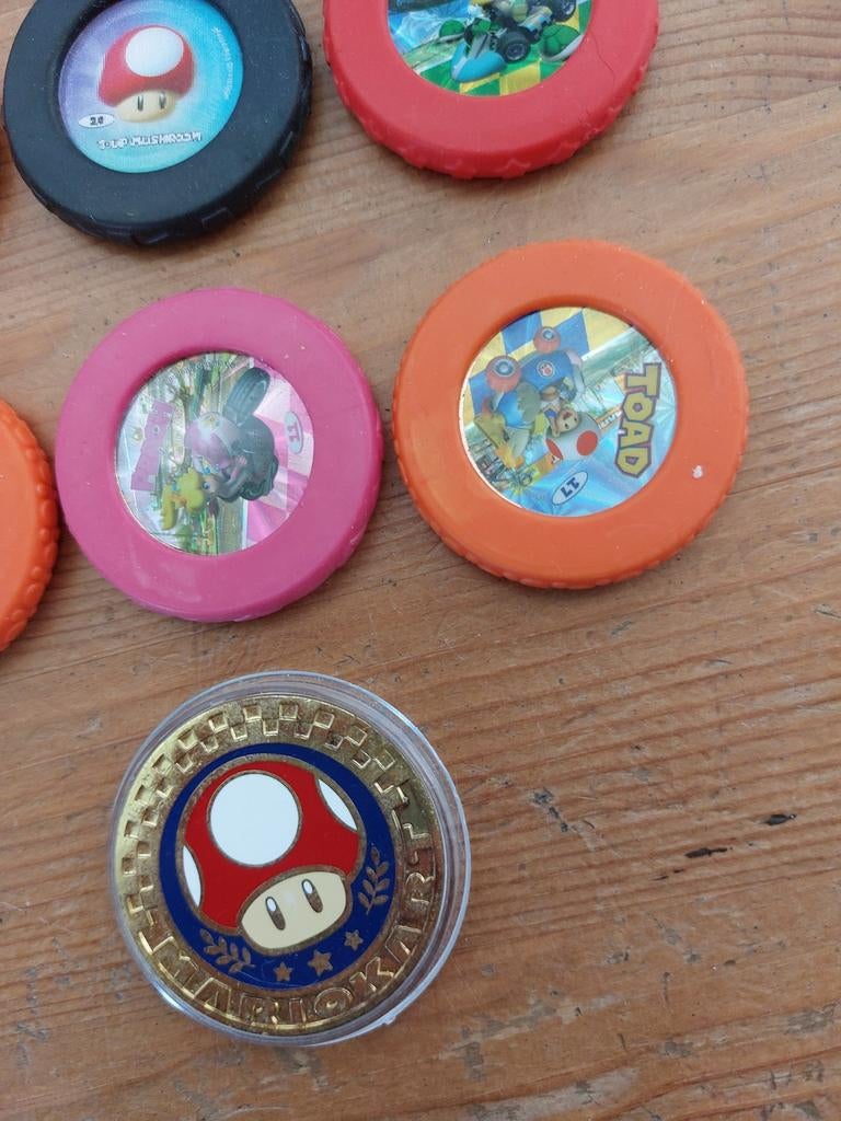 Mario coins met speciale paddenstoel, Verzamelen, Supermarktacties, Ophalen of Verzenden