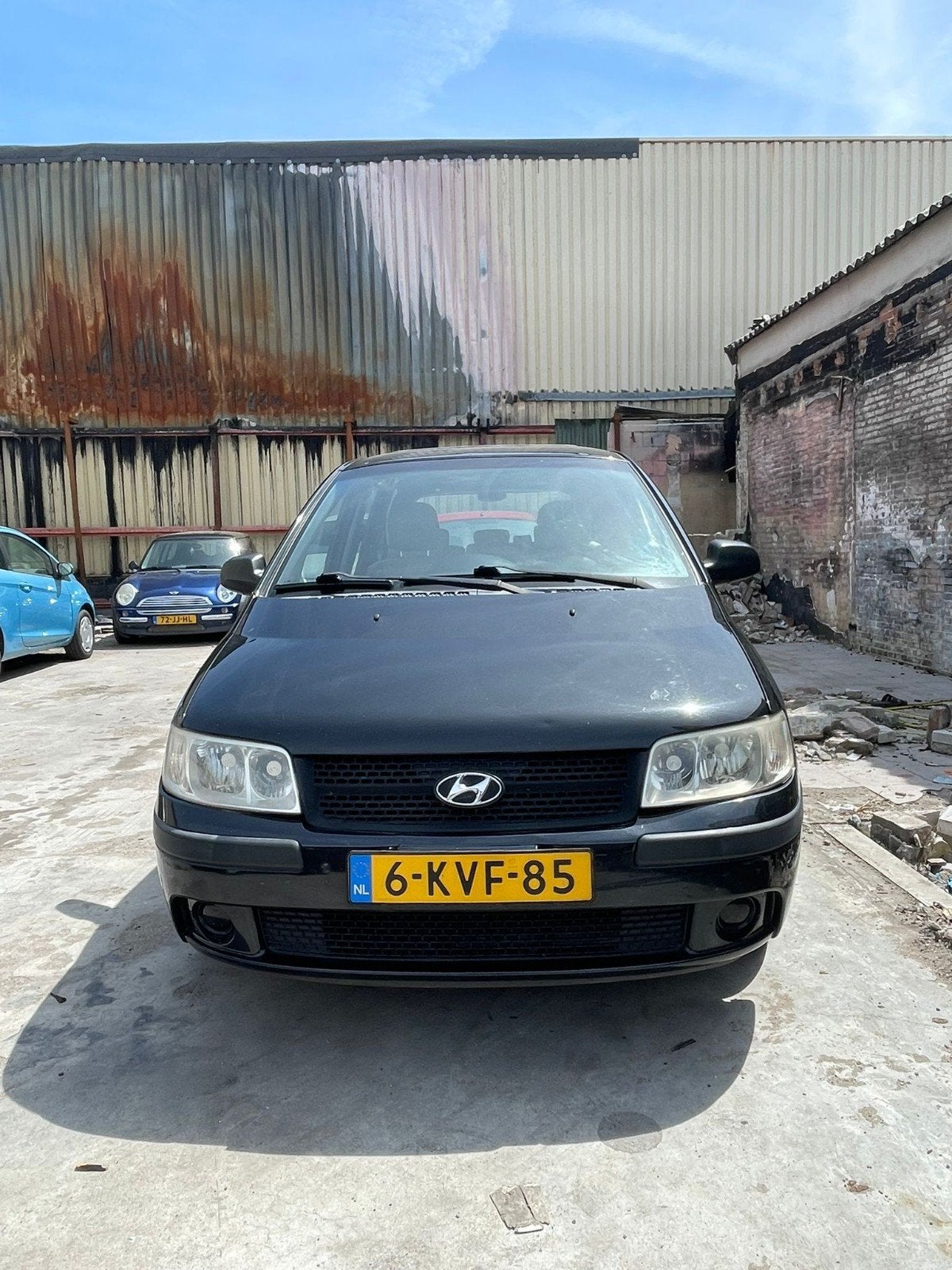 Hyundai Matrix 1.6 2008 Zwart, Auto's, Hyundai, Voorwielaandrijving, Matrix, 4 cilinders, Zwart
