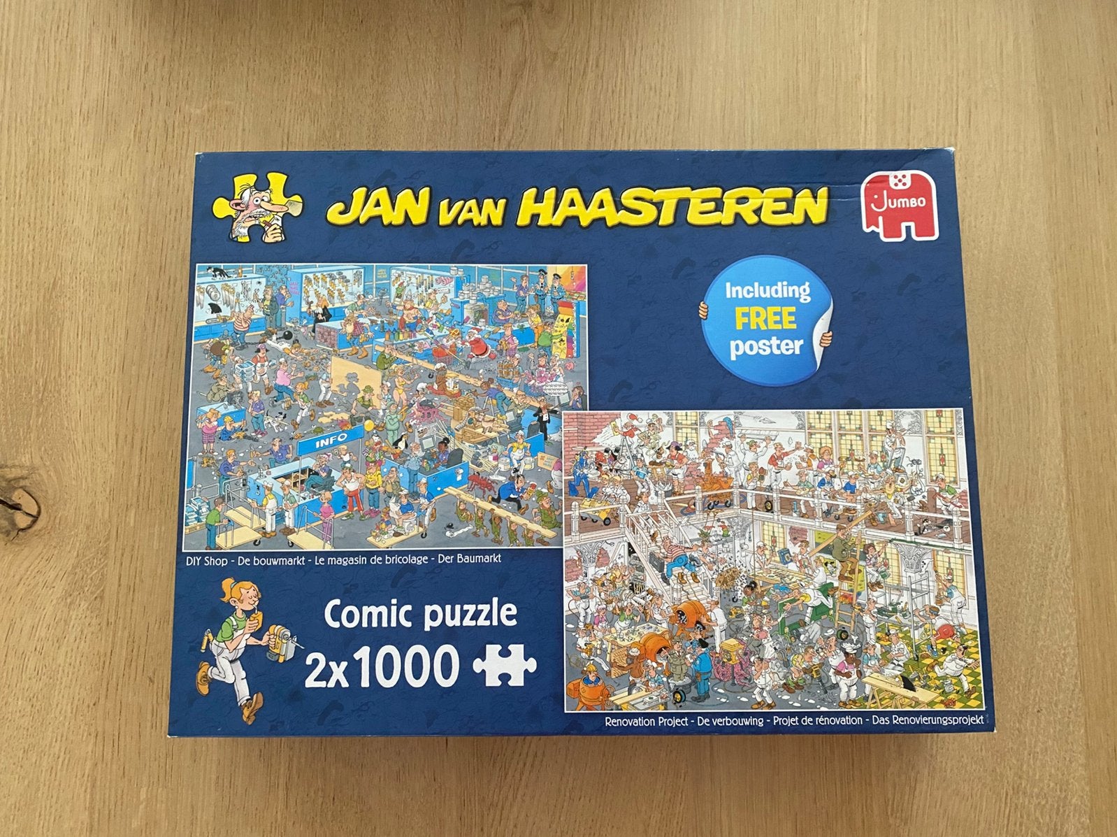 Jan van Haasteren puzzle, Ophalen of Verzenden, 500 t/m 1500 stukjes, Zo goed als nieuw