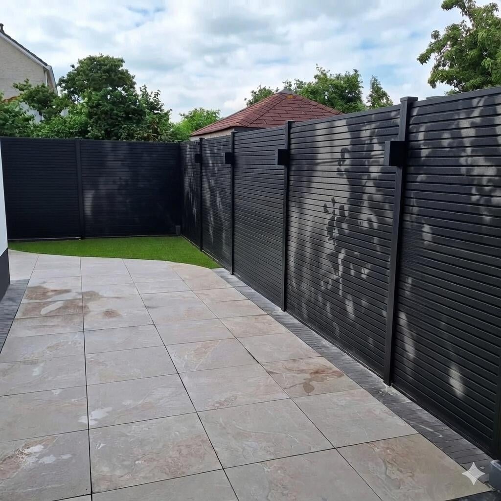 10m1 schutting pakket compleet! - schutting - composiet, Overige materialen, 1 tot 2 meter, ApexFencing by Paneldeal, 6 meter of meer