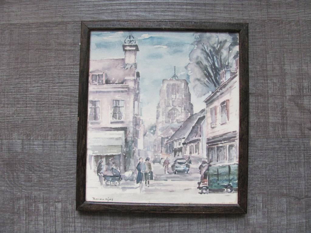 Albert Zwartjes (1902-1976) - Leeuwarden, Antiek en Kunst, Kunst | Etsen en Gravures, Ophalen of Verzenden