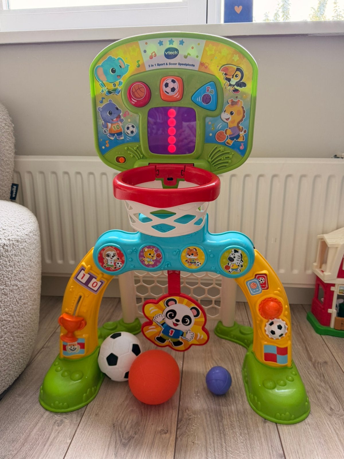 VTech 3-in-1 Sport & Scoor speelplaats, Kinderen en Baby's, Ophalen, Zo goed als nieuw