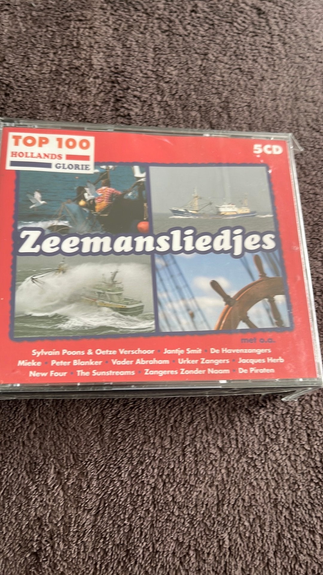 Hollands Glorie Top 100 - Zeemansliedjes (5CD), Ophalen of Verzenden, Levenslied of Smartlap