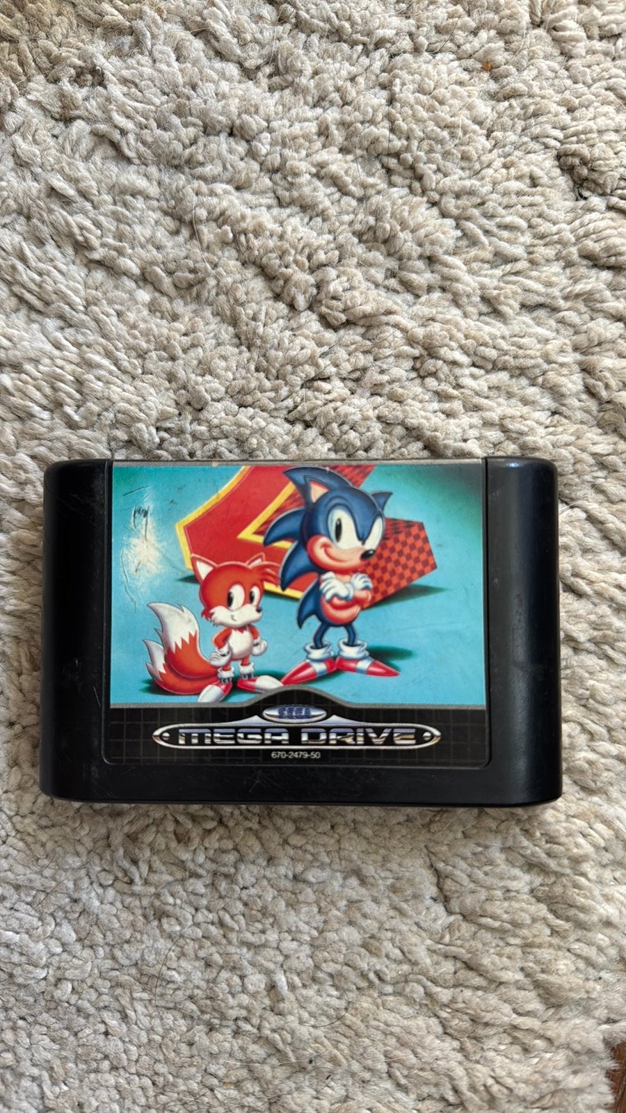 Sonic the hedgehog 2 sega mega drive, Avontuur en Actie, Gebruikt, 1 speler, Ophalen of Verzenden
