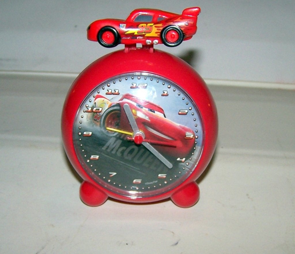 Mooi "Cars" wekkertje. Izgs., Overige merken, Rood, Ophalen of Verzenden, Zo goed als nieuw