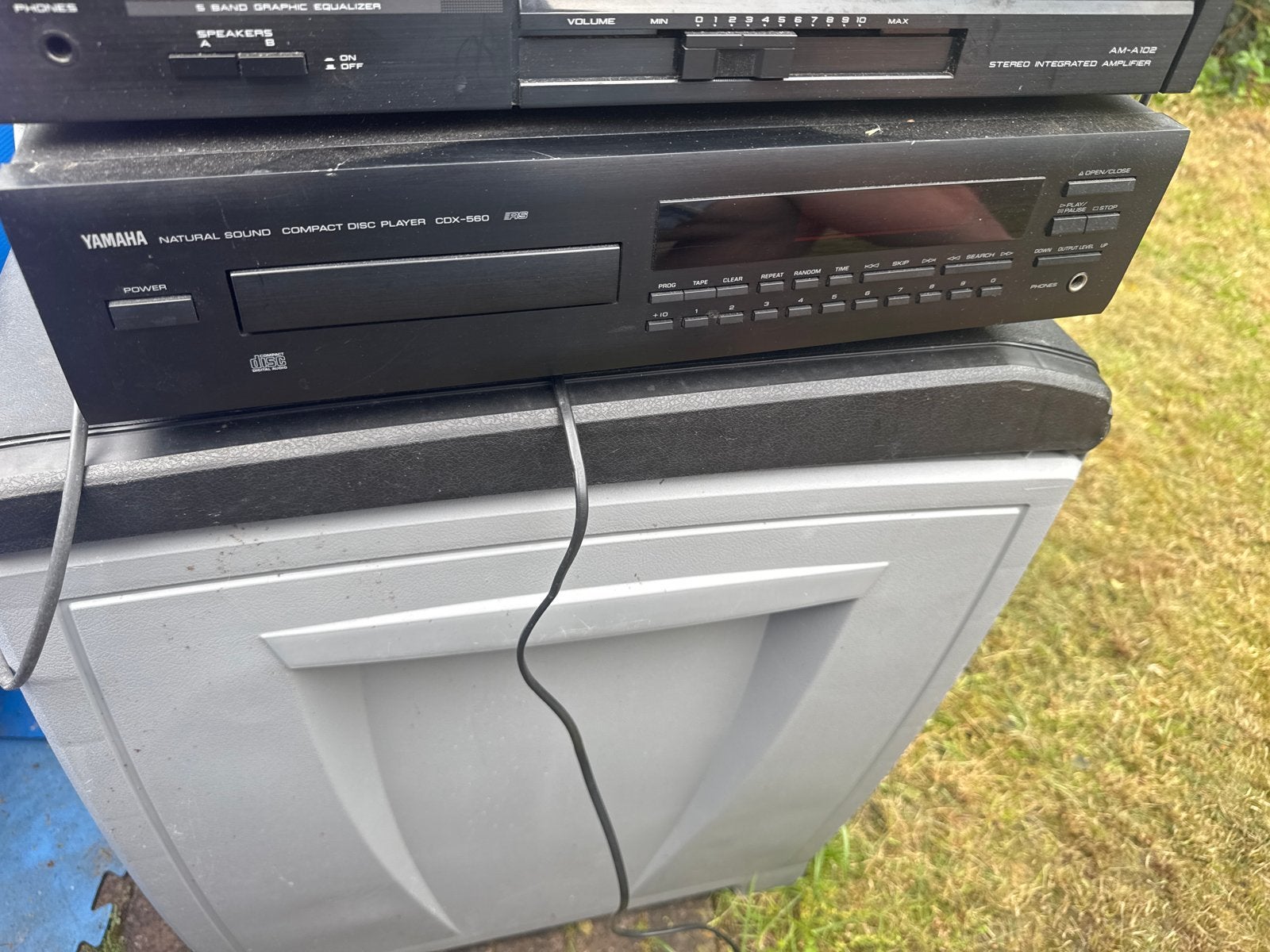 Yamaha CDX-580 Natural Sound Compact Disc Player, Ophalen, Gebruikt, Overige merken