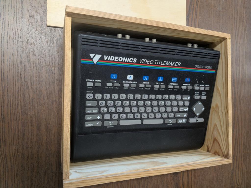 Videonics Video TitleMaker TM-1P PAL | Retro Video Titler, Gebruikt, Made in USA, Nvt, Video
