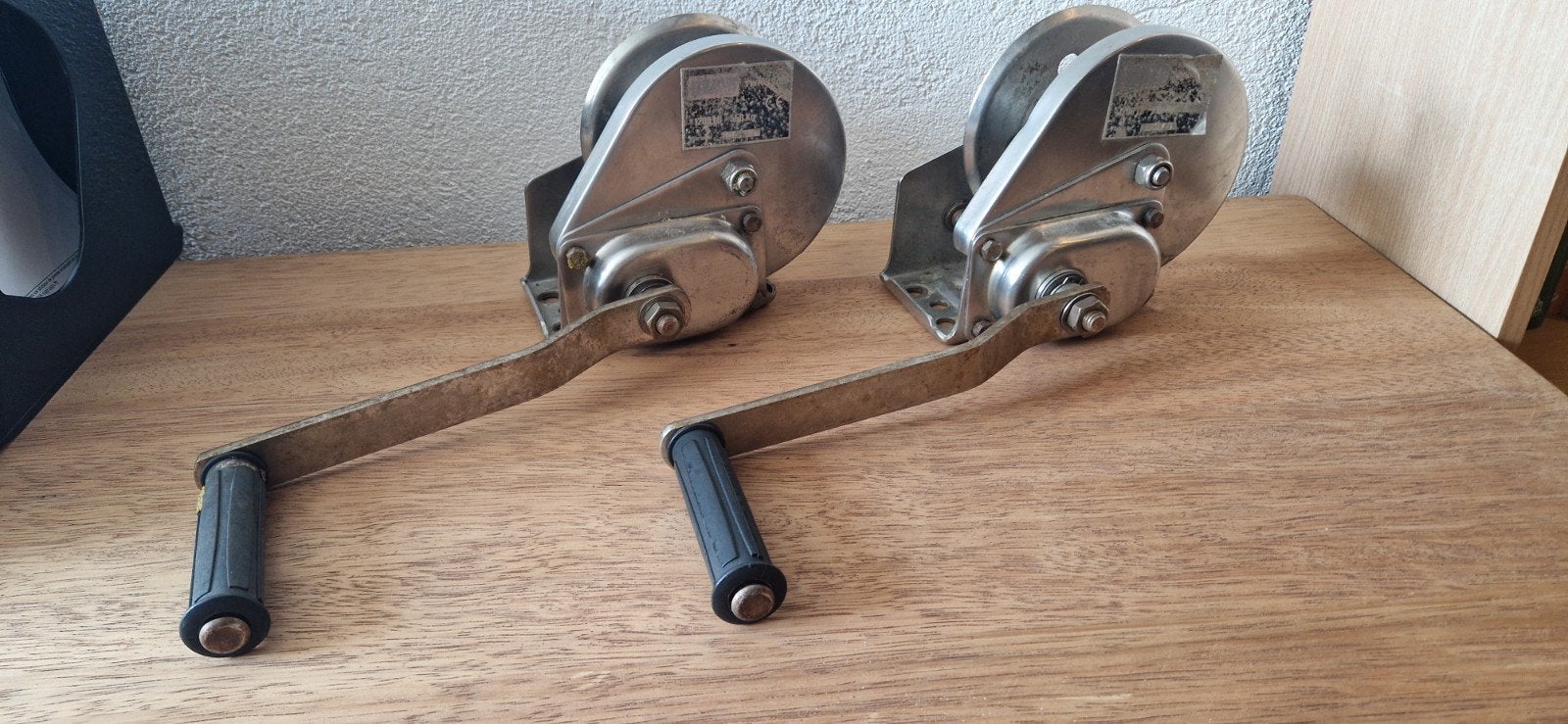 1x RVS Handlier zonder rem - 550 kg per stuk, Verzenden, Gebruikt, Handmatig