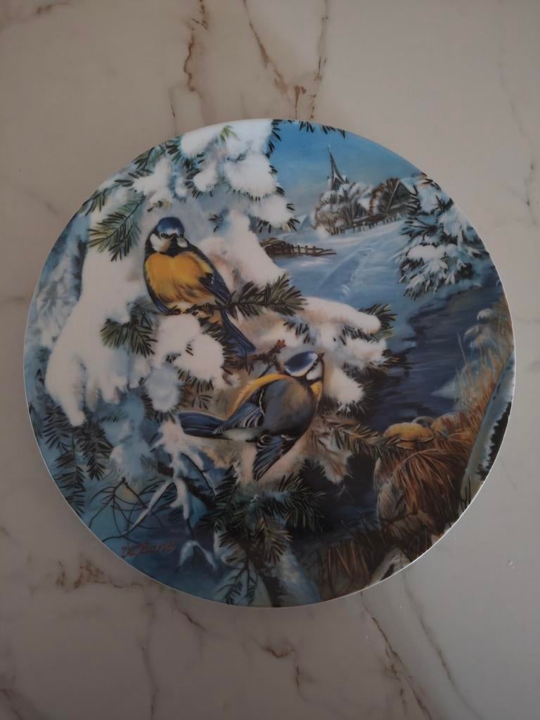 Wand sierborden met vogels, Antiek en Kunst, Ophalen