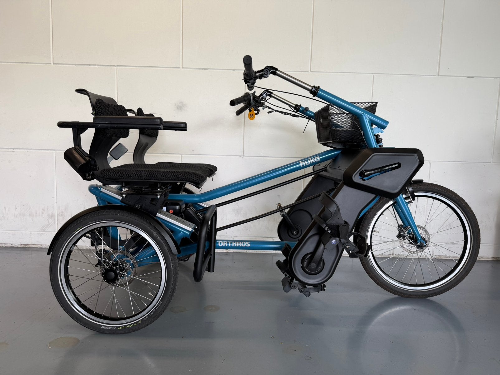 Mooie Huka Orthros duofiets, full options, 2024, garantie!, Fietsen en Brommers, Ophalen of Verzenden, Zo goed als nieuw, Schijfrem