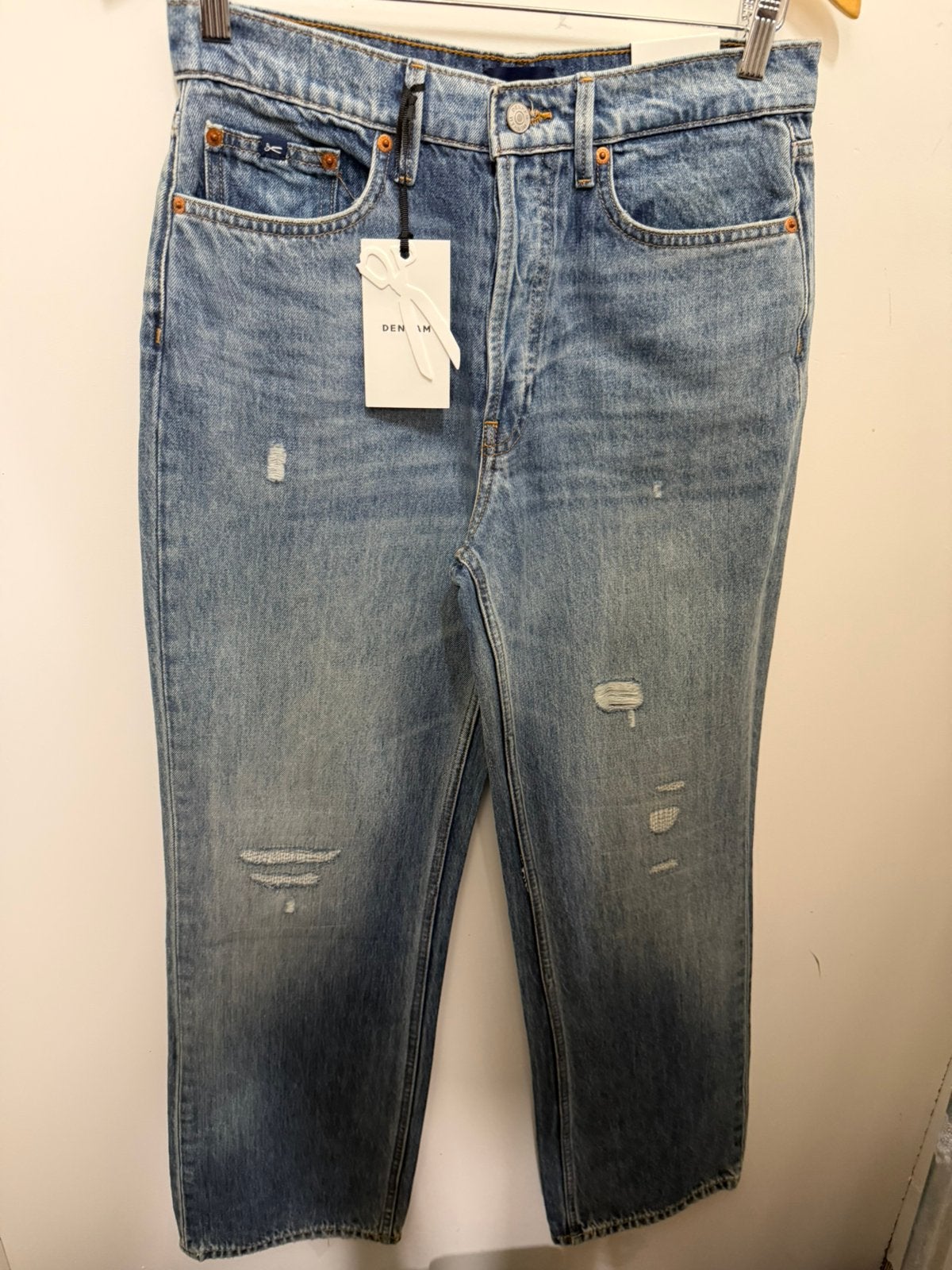 Nieuwe Denham Ima loose fit 27-32, Verzenden, Nieuw, Blauw, W27 (confectie 34) of kleiner