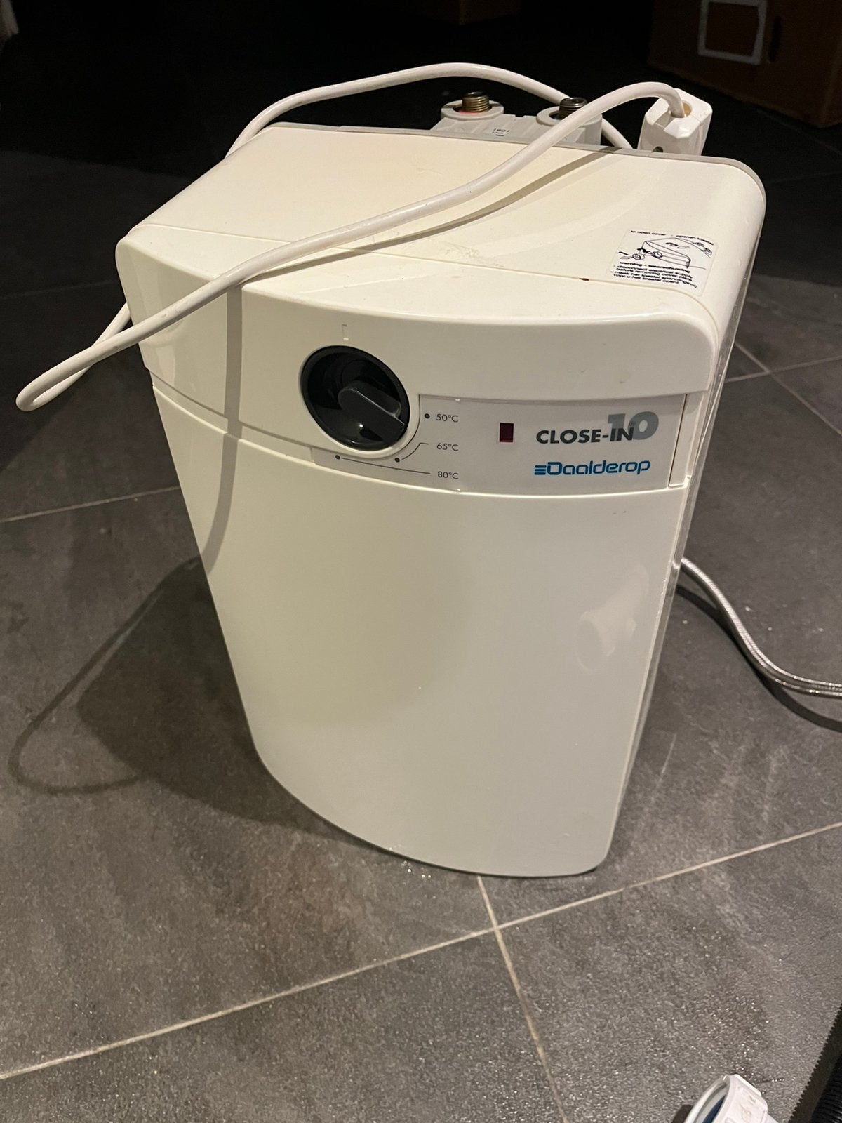 Close in boiler 10 liter met toebehoren, Ophalen, Aardgas, Boiler, Zo goed als nieuw