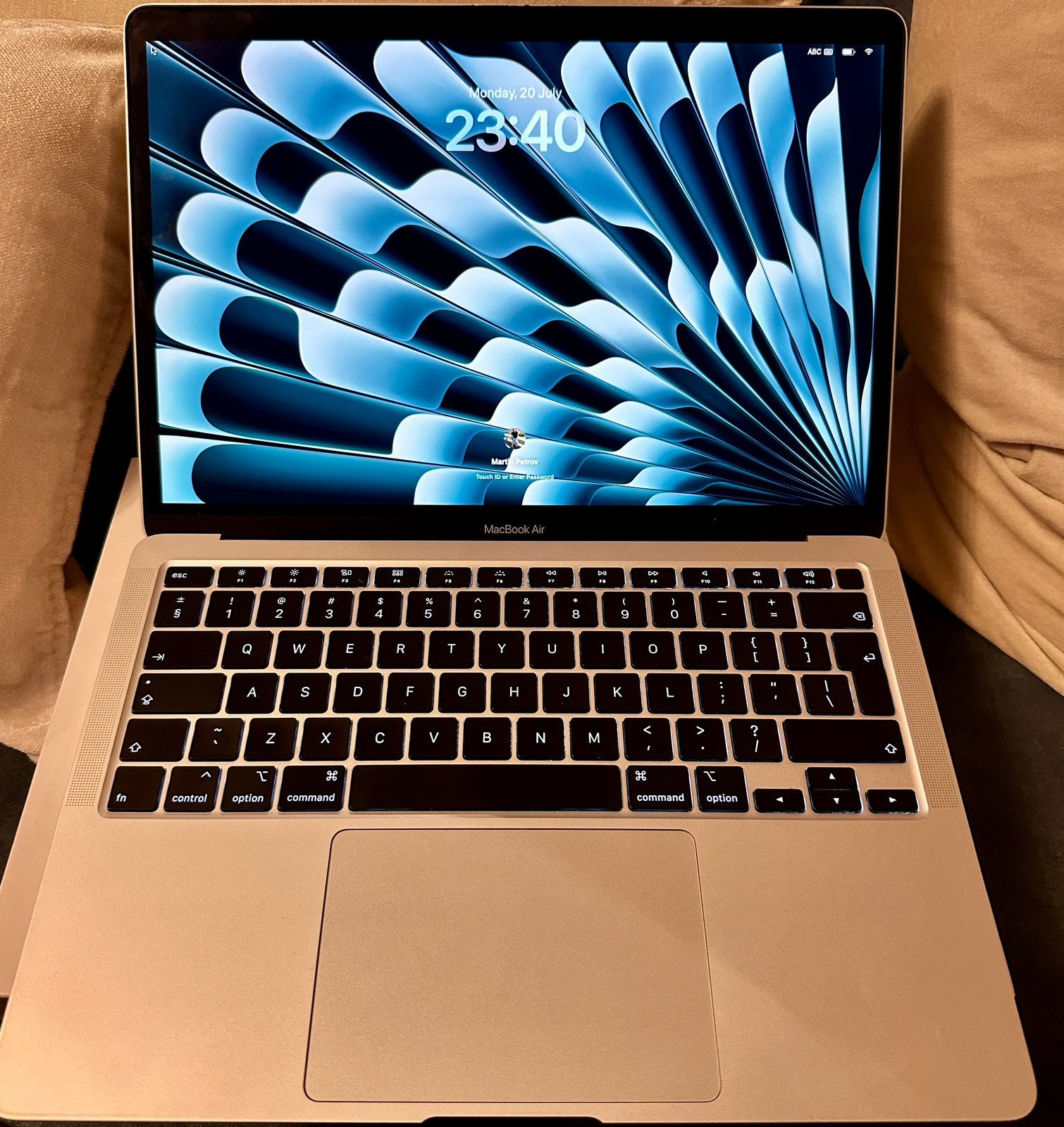 Macbook Air (2020), i3, 8GB RAM, 256GB SSD, Computers en Software, Apple Macbooks, 13 inch, Minder dan 2 Ghz, Ophalen of Verzenden