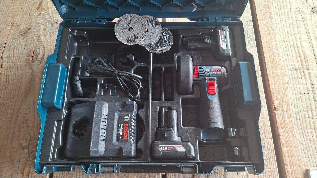 Bosch GWS 12v-76 Mini Accu slijptol, ., Ophalen of Verzenden, Zo goed als nieuw, .