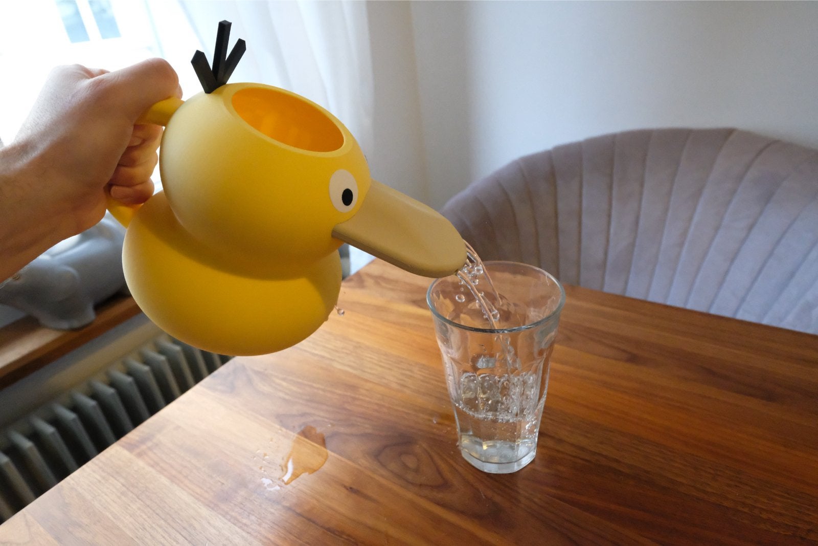 Psyduck gieter - Unieke en leuke plantengieter, Tuin en Terras, Gieters, Ophalen of Verzenden, Nieuw, Kunststof