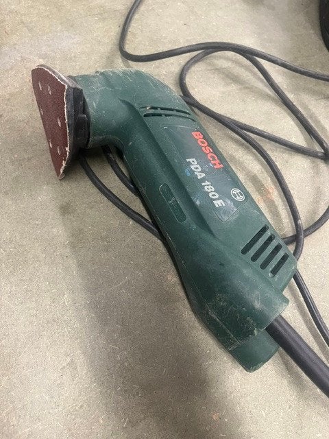 Bosch delta schuurmachine PDA 180 E, Doe-het-zelf en Verbouw, Gereedschap | Schuurmachines, Ophalen of Verzenden, Gebruikt, Minder dan 600 watt