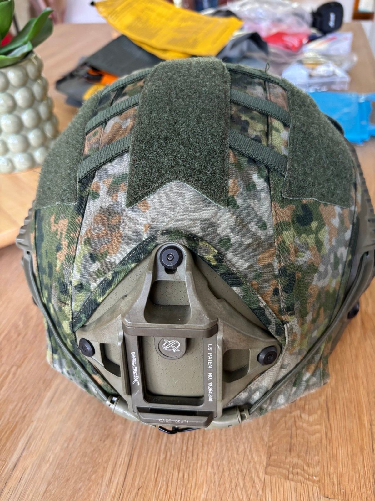 NFP helm defensie, Ophalen of Verzenden, Landmacht, Nederland, Helm of Baret