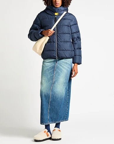 Parajumpers Donkerblauwe Pufferjas met Capuchon, Kleding | Dames, Ophalen of Verzenden, Zo goed als nieuw, Maat 46/48 (XL) of groter