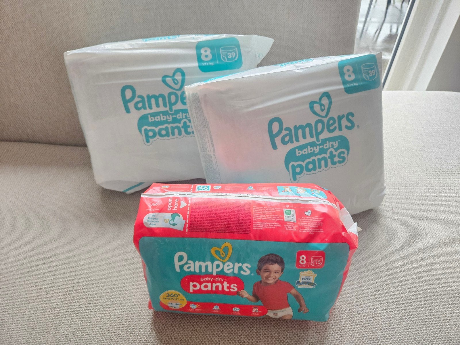 Pampers Baby-Dry Pants 93st. Maat 8 (17+ kg) - Nieuw, Ophalen, Nieuw