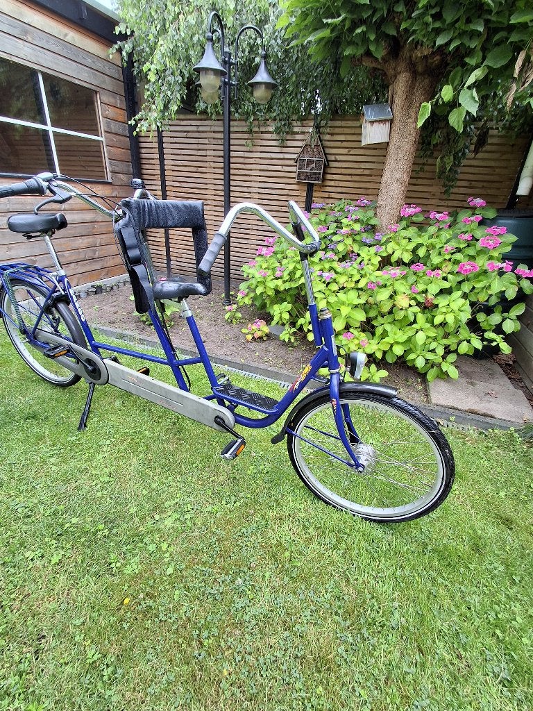 Tandem, Fietsen en Brommers, Fietsen | Tandems, Gebruikt, Minder dan 10 versnellingen, Minder dan 49 cm, 55 cm of meer, Ophalen
