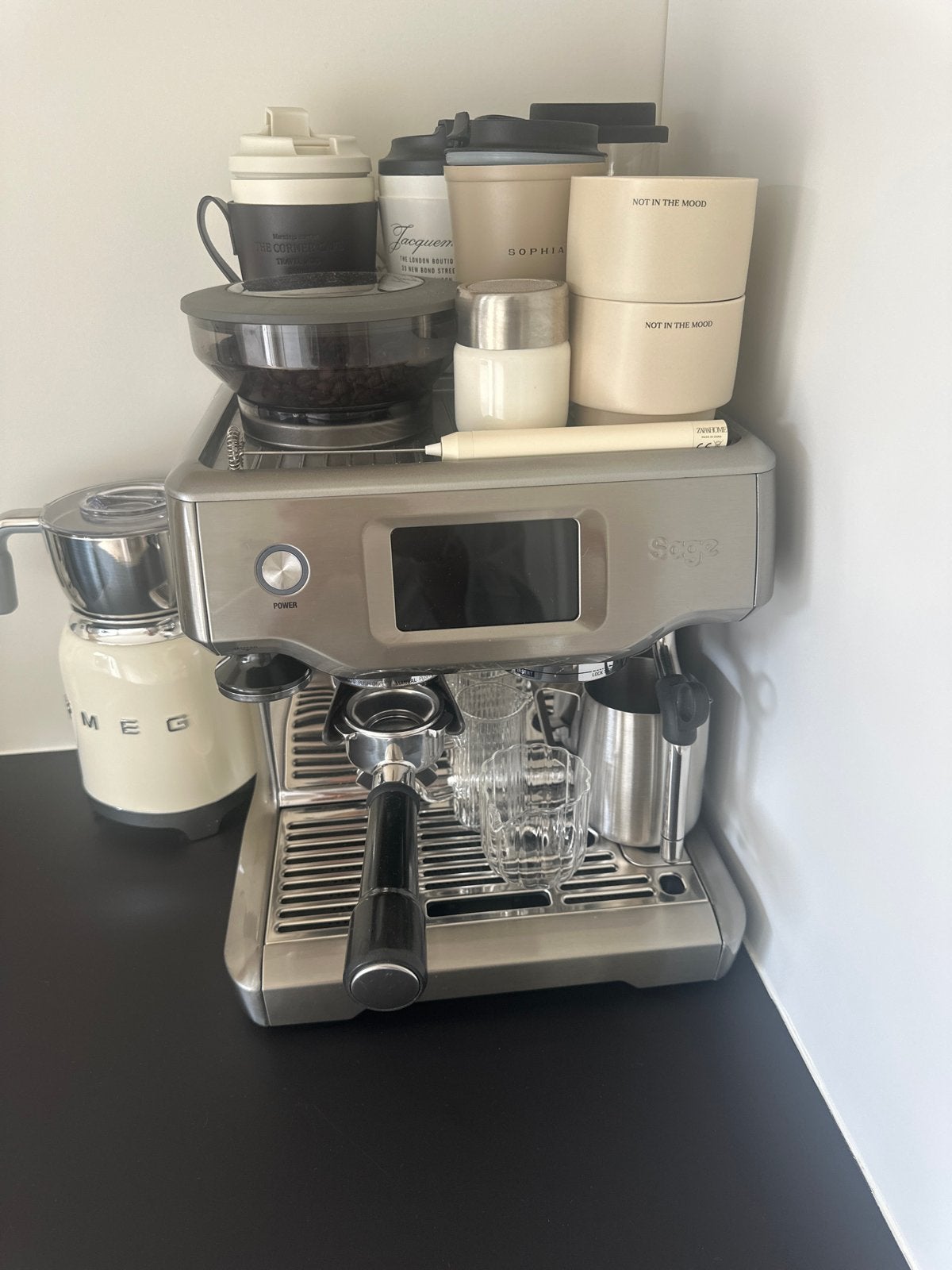 Sage Barista Touch espressomachine met bonenmaler, Ophalen, Afneembaar waterreservoir, Espresso apparaat, Koffiebonen