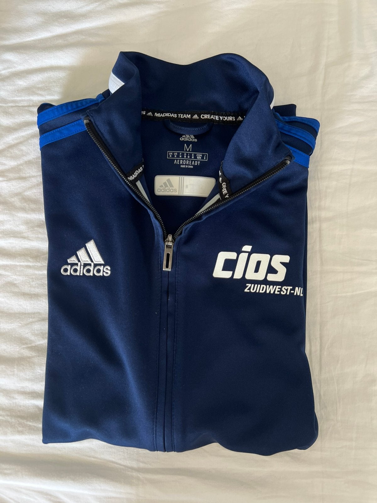 CIOS Zuidwest-Nederland vest, Kleding | Heren, Sportkleding, Zo goed als nieuw, Algemeen, Maat 48/50 (M), Blauw, Ophalen of Verzenden