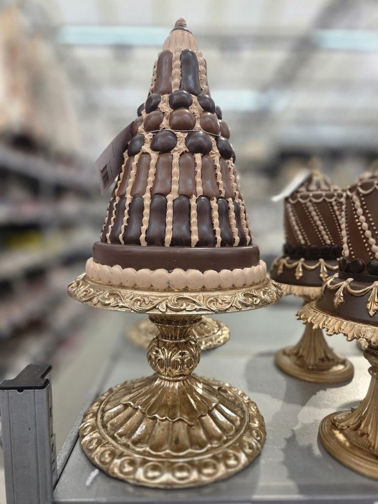 Clayre & Eef Decoratie Taart - Chocolade Look, Onbekend adres, Nederland, Nieuw, Ophalen of Verzenden, Info@clayre-eef.com