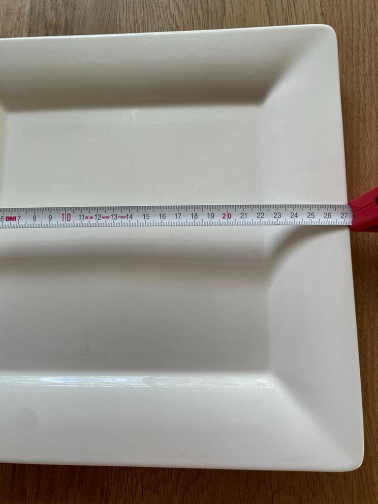 Villeroy & Boch NewWave vierkant bord, 30 cm, Huis en Inrichting, Keuken | Servies, Ophalen of Verzenden, Zo goed als nieuw, Bord(en)