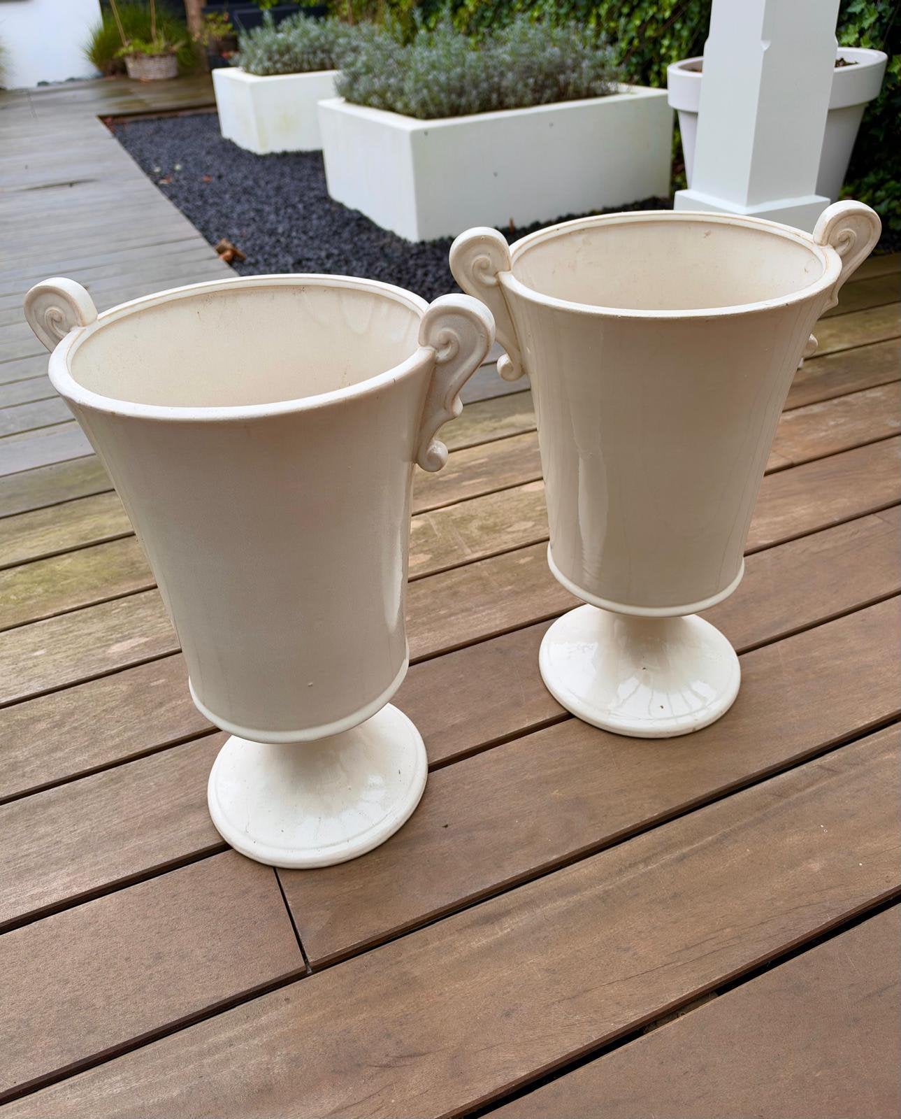 Bloempot Ten Kate diameter en hoogte zie foto, Tuin en Terras, Ophalen, Zo goed als nieuw