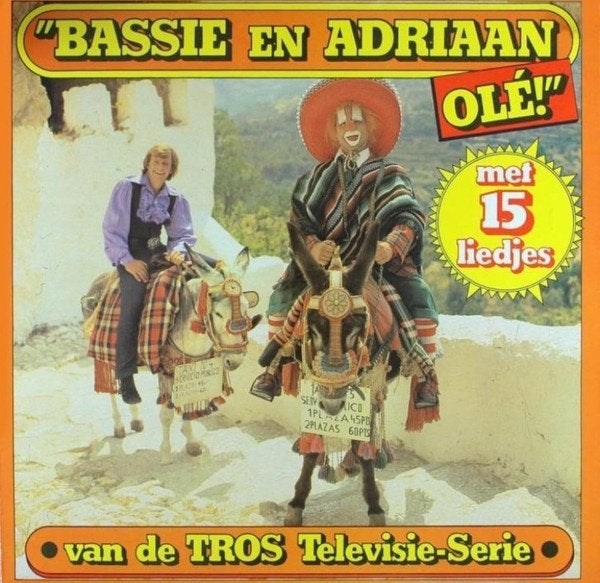 Kinder L.P. (1978) Bassie & Adriaan - Olé met 15 Liedjes, LP, Gebruikt, Overige genres, Ophalen of Verzenden