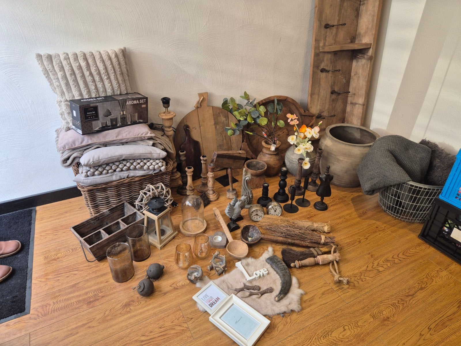 Diverse Woonaccessoires: Landelijk Stoer & Sobere Decoratie, Hout, Ophalen of Verzenden, Bruin, Landelijk