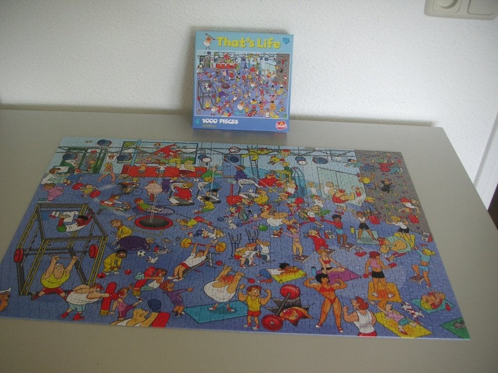Legpuzzel 1000 st. compleet zgan., Ophalen, 500 t/m 1500 stukjes, Zo goed als nieuw, Legpuzzel