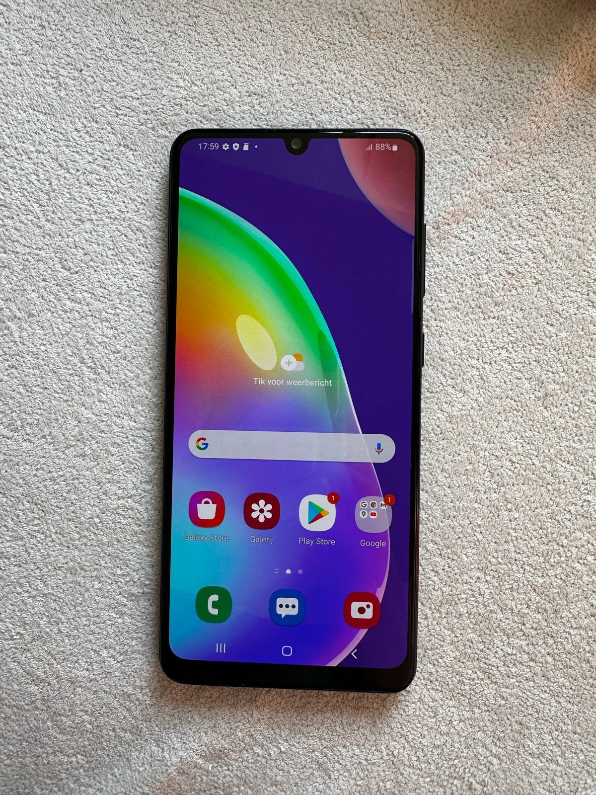 Samsung Galaxy A31 - Zwart - 128GB - Zo goed als nieuw, Telecommunicatie, Mobiele telefoons | Samsung, Ophalen, Zwart, Touchscreen
