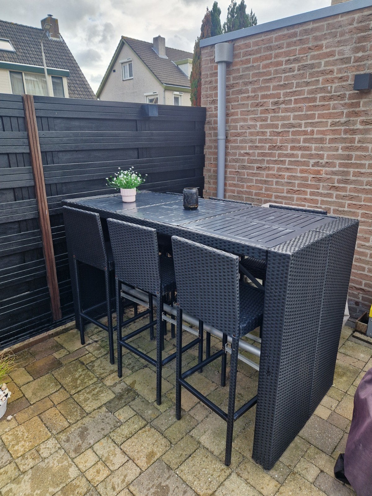 Barset 6 persoons tuinset bar, Ophalen, Zo goed als nieuw